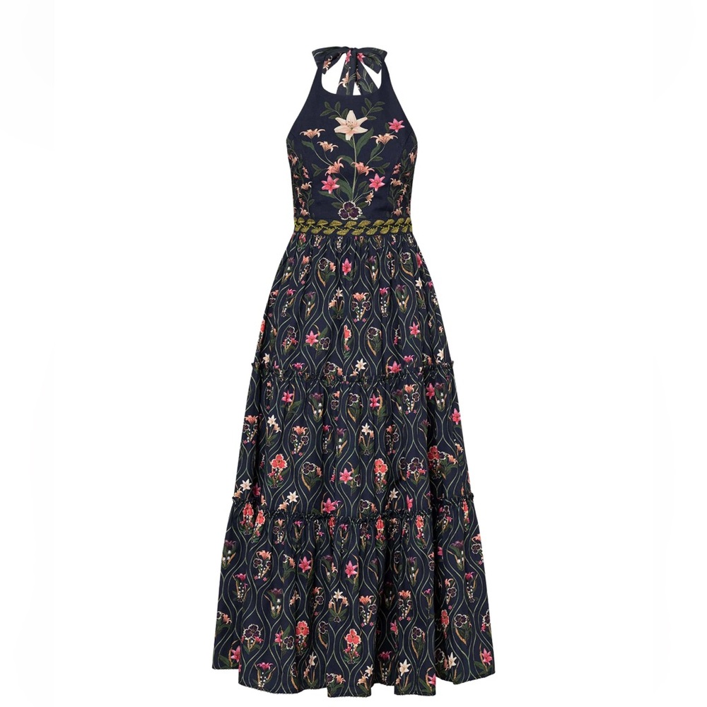 Agua by Agua Bendita - Consuelo Pacifico Halterneck Midi-Dress